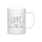 Craft Express 4ct. 15oz. Frosted White Glass Mug